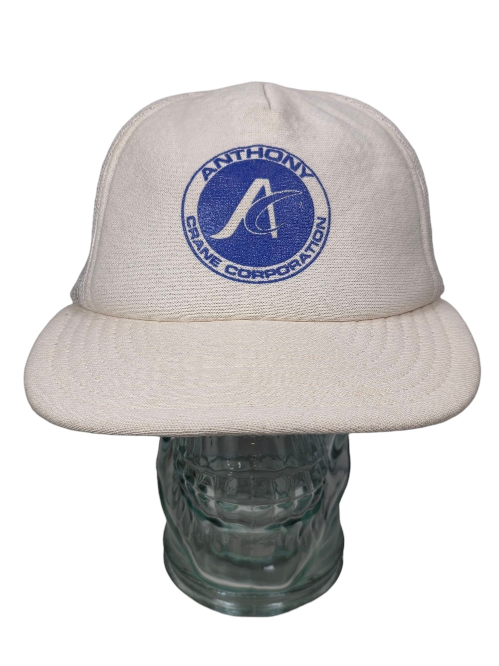VTG Screen Stars Best Anthony Crane Corporation Snapback Trucker Hat Mesh USA